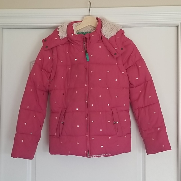 boden girls winter coat
